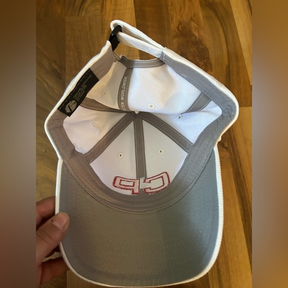 White Cap with Red CP Logo - Picture 3 of 7